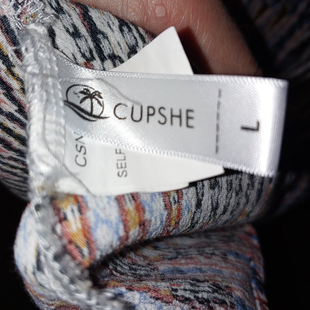 Cupshe Chevron Pattern Backless Midi Summer Dress… - image 3